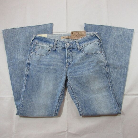 Ariat Women's Perfect Rise Jimena Flare Jeans Snowland 10051609 - Picture 3 of 3